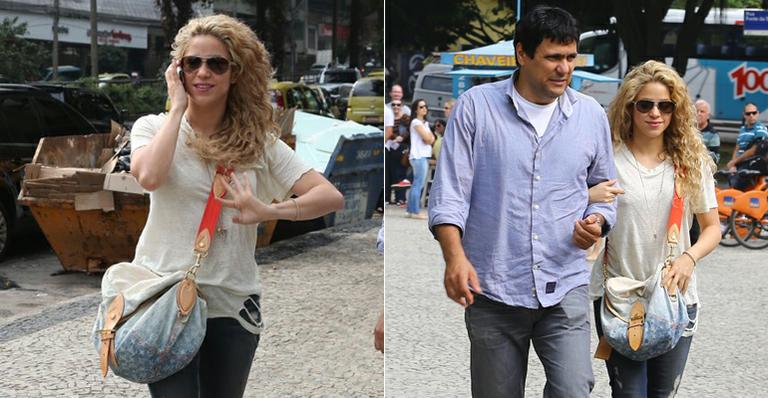 Shakira vai ao consulado americano no Rio de Janeiro
