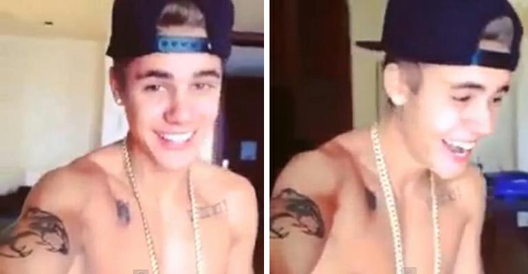 Justin Bieber posta vídeo aparentando estar sob efeito de álcool