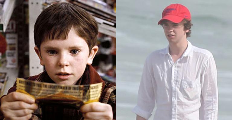 Freddie Highmore, de ‘A Fantástica Fábrica de Chocolate’, curte praia com a namorada no Rio