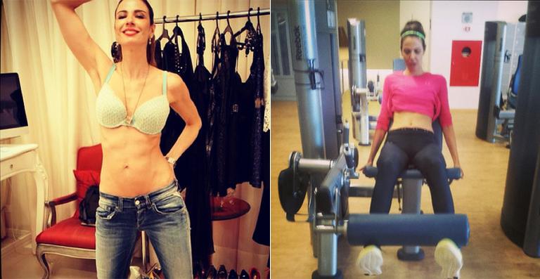 Luciana Gimenez exibe barriguinha sarada em foto no Instagram