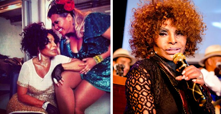 Elza Soares faz aniversário e recebe carinho de Gaby Amarantos: “76 anos é para quem pode”