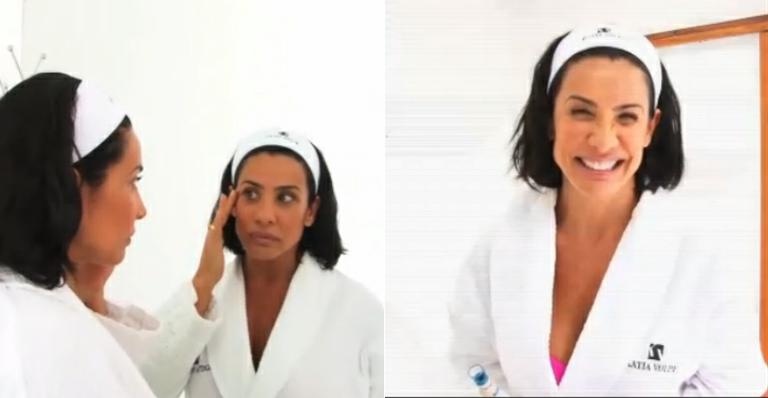 Scheila Carvalho revela truque para manter a pele bonita e saudável
