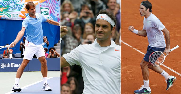 Roger Federer estreia com vitória no torneio de Wimbledon. Reveja os looks do astro do tênis!