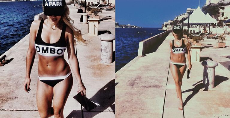 Rita Ora mostra a boa forma em ensaio fotográfico