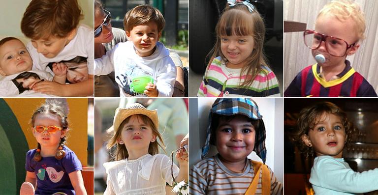 Os bebês e crianças mais fofos do mundo dos famosos