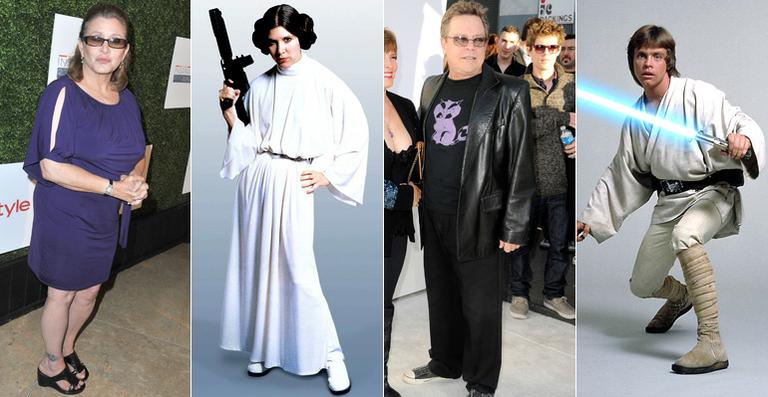 Atores que interpretaram Princesa Leia e Luke Skywalker precisam emagrecer para novo ‘Star Wars’