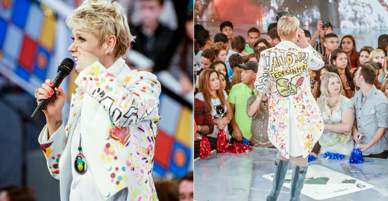 Xuxa usa figurino inspirado em Chacrinha para ‘TV Xuxa’ especial