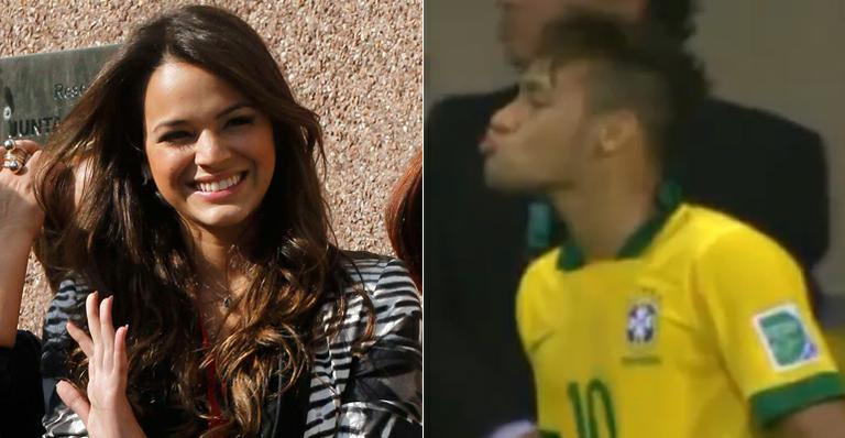 Bruna Marquezine defende Neymar, criticado pela imprensa uruguaia