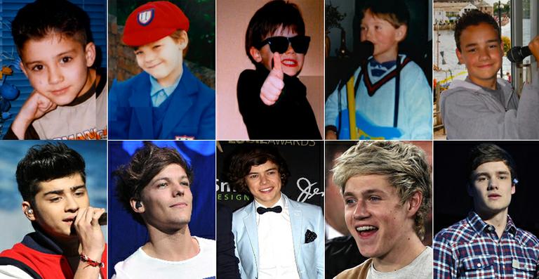 Veja fotos dos cantores do One Direction quando eram crianças!