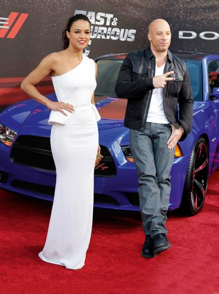 Charme de Michelle Rodriguez e Vin Diesel