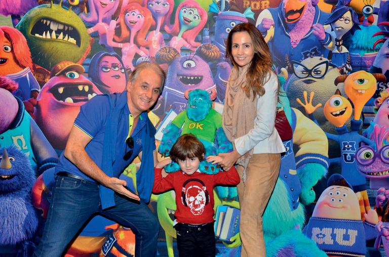 Pais Otavio Mesquita e Melissa Wilman