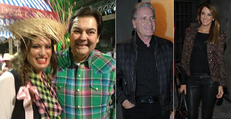 Famosos celebram o aniversário da mulher de Fausto Silva