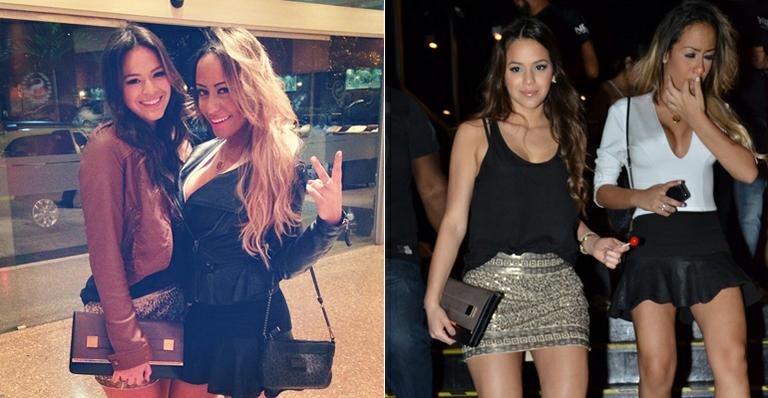 Bruna Marquezine vai a festa funk com a irmã de Neymar: ‘Minha cunhada é top’