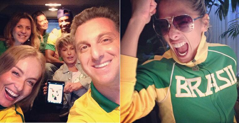 Famosos na torcida pelo Brasil na final da Copa das Confederações