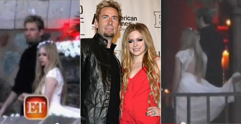 Avril Lavigne está oficialmente casada com Chad Kroeger
