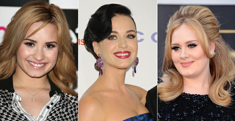 Cílios postiços completam o visual de Demi Lovato, Katy Perry e Adele. Saiba como aderir!