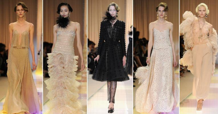 Armani Privé traz de volta à passarela o glamour dos anos 1930