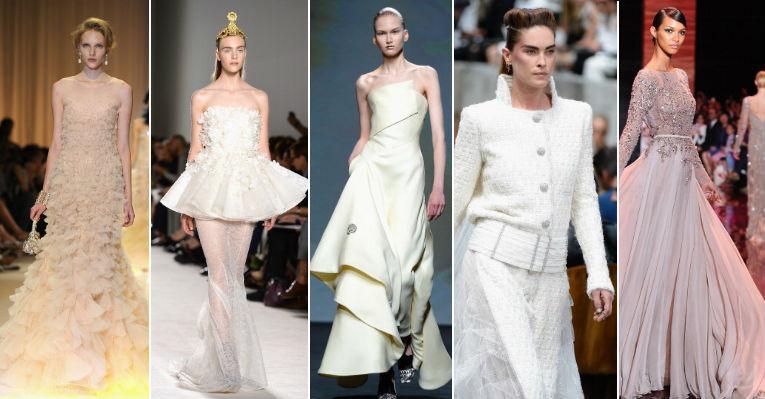 30 vestidos de noiva da Semana de Alta-Costura de Paris. Veja qual é o ideal para você