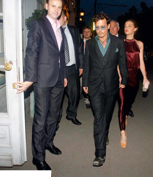 Johnny Depp e sua Amber