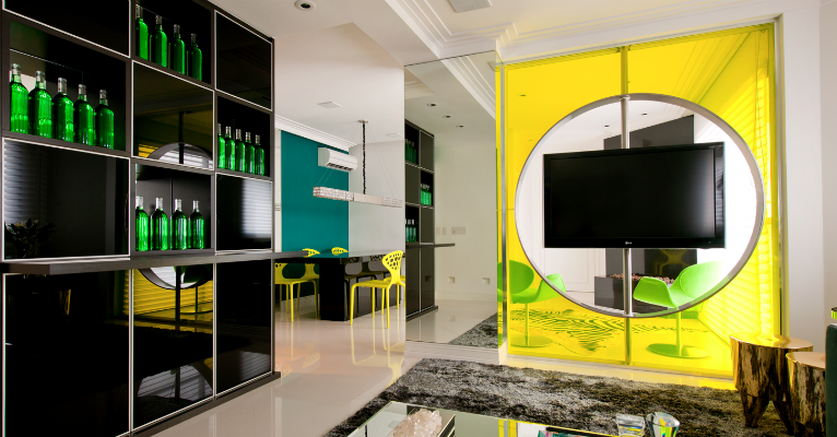 Degradê é a alternativa para fazer decoração monocromática. Saiba como!