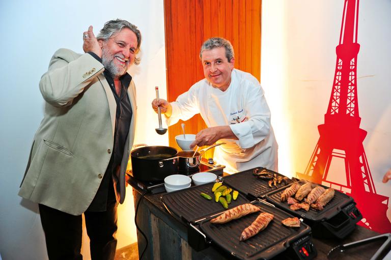Robero Ravioli e Laurent Suaudeau em SP