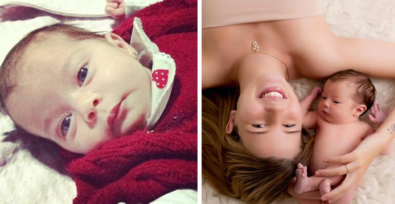 Debby Lagranha celebra o primeiro mês da filha, Maria Eduarda: “Melhor presente”