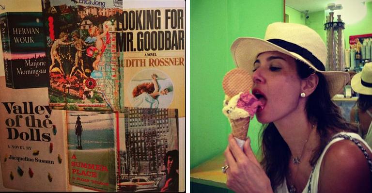 De férias na Itália, Luciana Gimenez mostra quais são seus livros favoritos