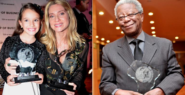 Famosos recebem prêmios no Rio de Janeiro
