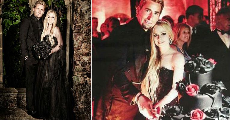 Avril Lavigne se casou usando um vestido de noiva preto. Saiba como aderir ao look