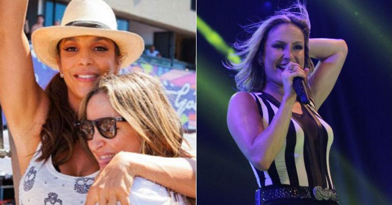 Ivete Sangalo publica foto abraçando Claudia Leitte e dá parabéns à amiga