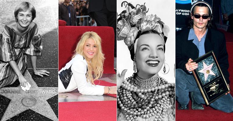 Na Calçada da Fama: 30 famosos que já ganharam uma estrela em Hollywood