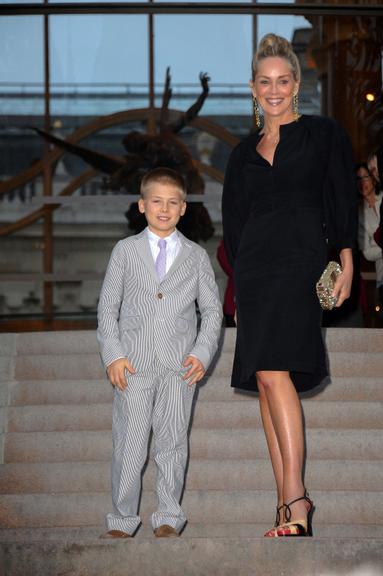 Sharon Stone e seu Roan