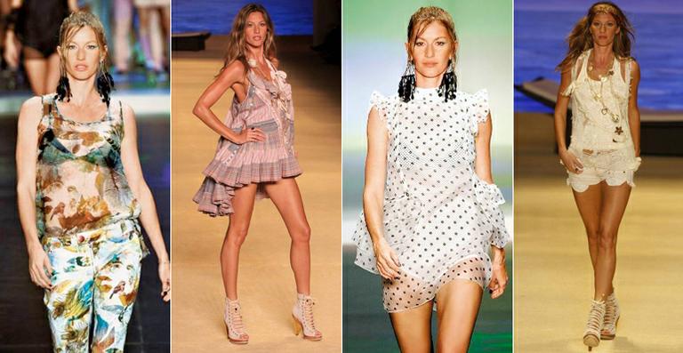 Relembre momentos de Gisele Bündchen nas passarelas de desfiles