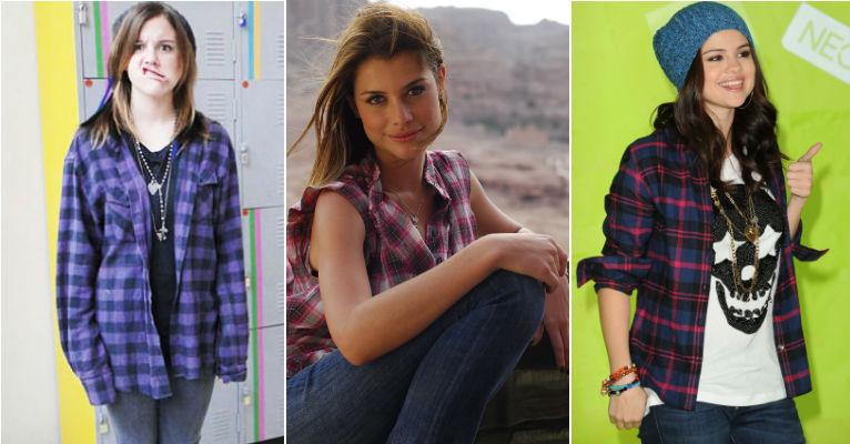 Alinne Moraes e Selena Gomez: aprenda a usar camisa xadrez com as famosas