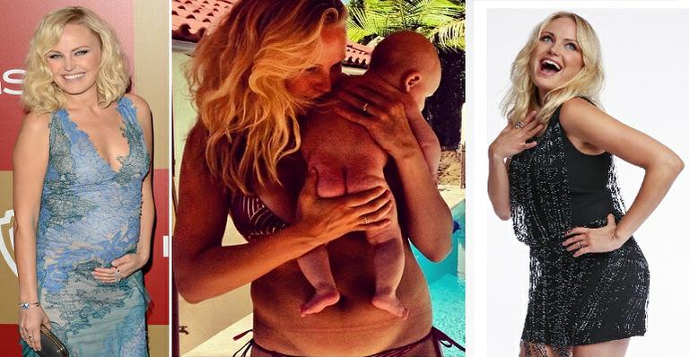A atriz de ‘Rock of Ages: O Filme’ e modelo sueca Malin Akerman mostra a boa forma após a gravidez de seu primeiro filho
