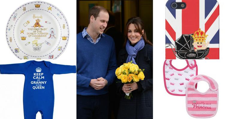 Bebê real vira inspiração para produtos temáticos e lembrancinhas na Inglaterra