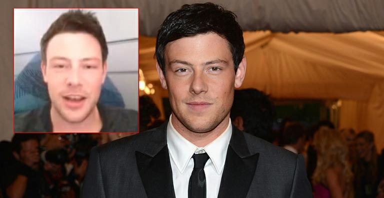 Em último vídeo gravado por Cory Monteith, o ator pede para fã ficar ‘longe de problemas’