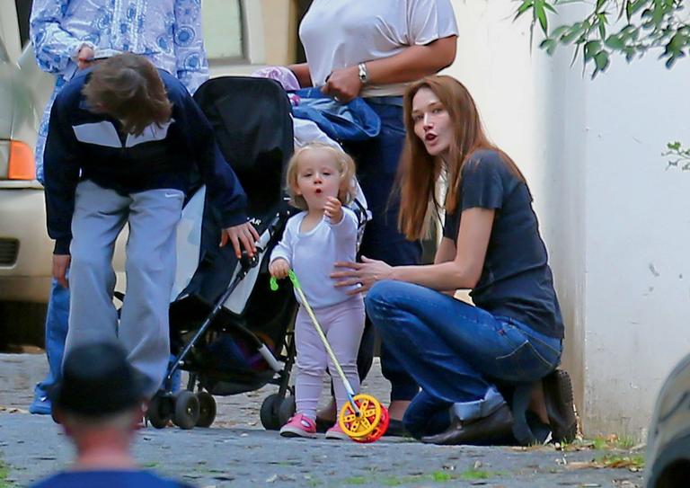 Carla Bruni e sua Giulia