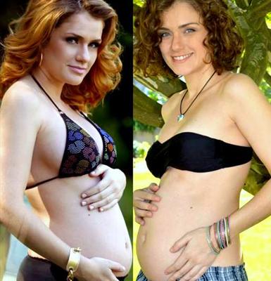 Ex-Paquita Gisele Delaia escolhe o nome de sua 1ª menina