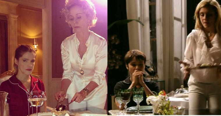 Ingrid Guimarães e Giulia Gam revivem cena de Nina e Carminha