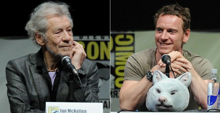 Ian McKellen dá em cima de Michael Fassbender em coletiva do ‘X-Men’