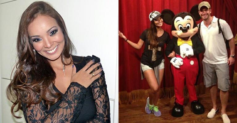 Sidney Sampaio pediu Carol Nakamura em casamento na Disney: ‘Chorei horrores’, diz a noiva