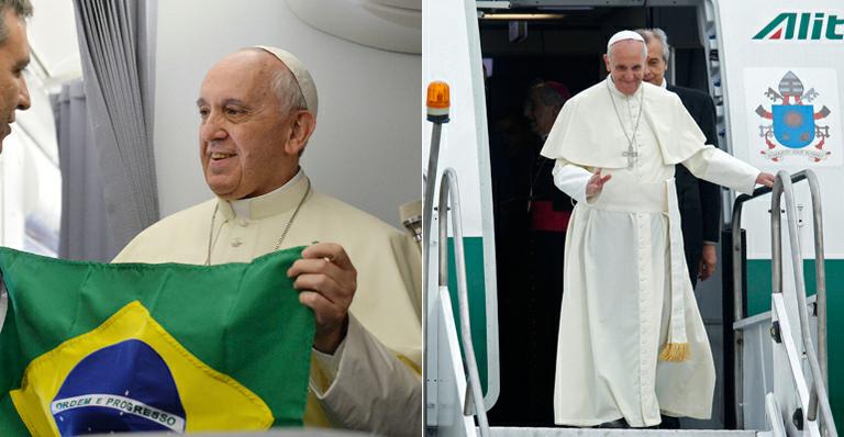 Os primeiros passos do Papa Francisco no Brasil
