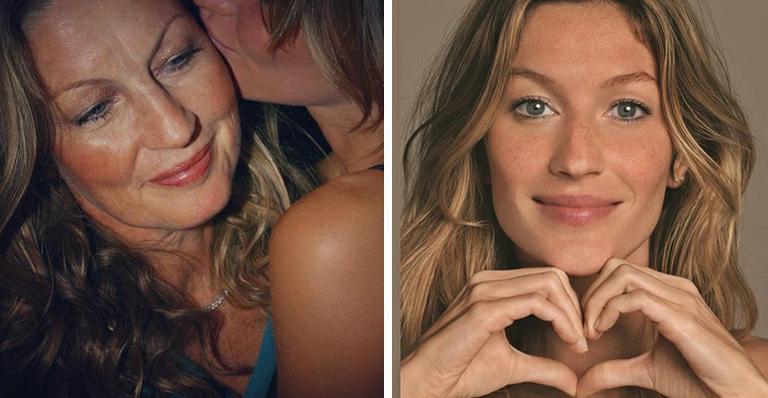 Gisele Bündchen parabeniza a mãe, Vânia, pelo seu aniversário