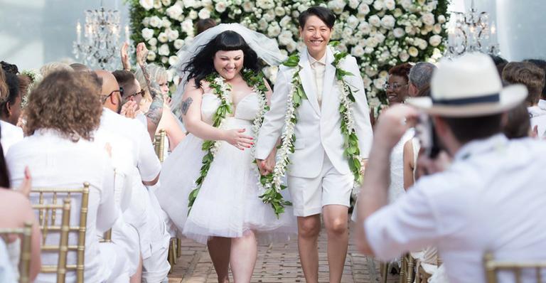 Beth Ditto, vocalista do The Gossip, se casa com a namorada