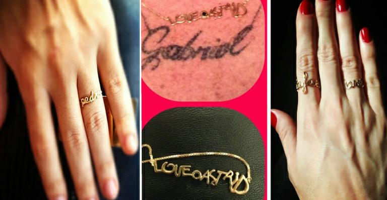 Mães famosas usam joias personalizadas para demonstrar seu amor pelos filhos