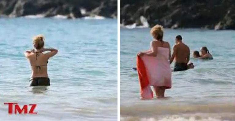 Shakira curte férias no Havaí e toma cuidado para não mostrar demais seu corpo