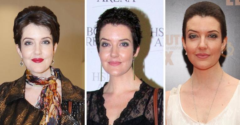 Larissa Maciel se inspira em Anne Hathaway para fazer seu penteado
