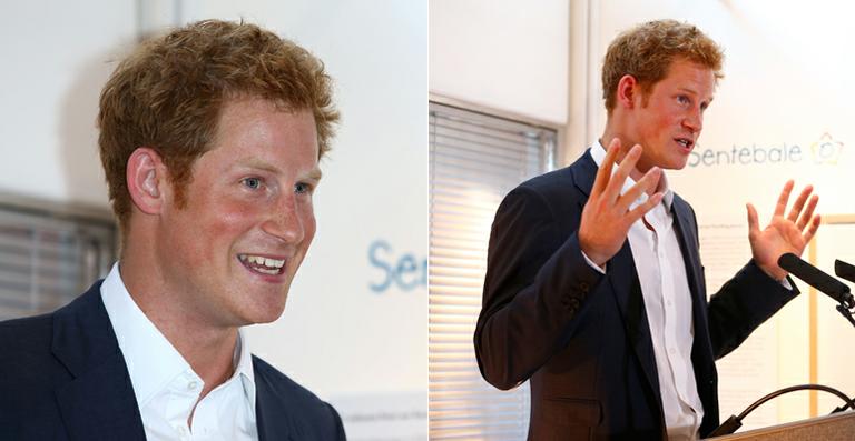 Príncipe Harry fala de seu primeiro sobrinho, George, filho de príncipe William e de Kate Middleton