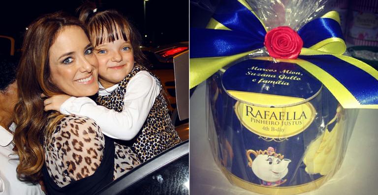 Ticiane Pinheiro mostra o convite do aniversário de Rafaella com o tema de ‘A Bela e a Fera’